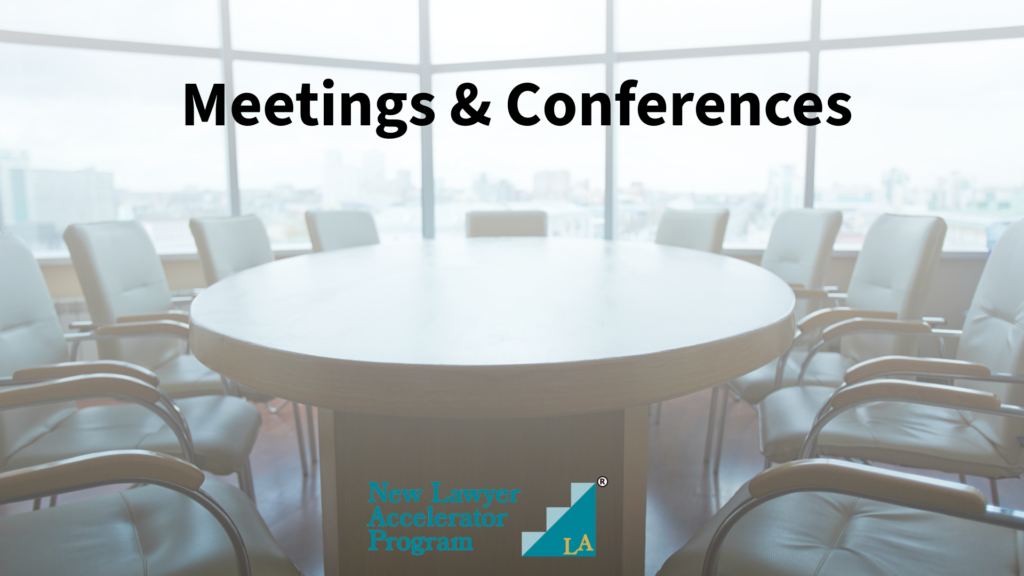 New Lawyer Accelerator Program - CPD Training - Meetings & Conferences