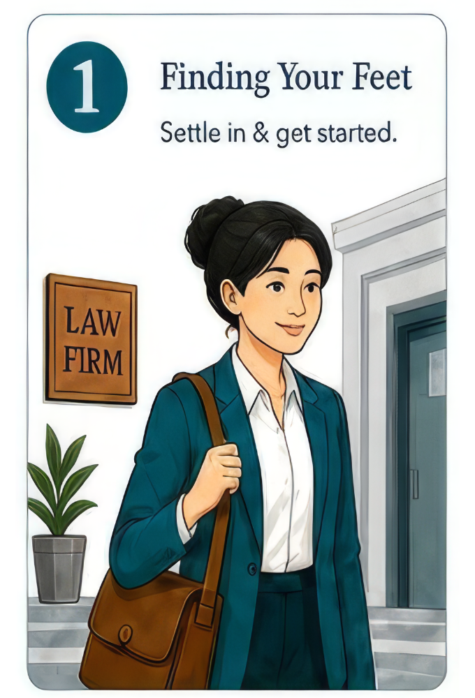 7 Steps to Law Firm Confidence - Step 1 - Findung Your Feet